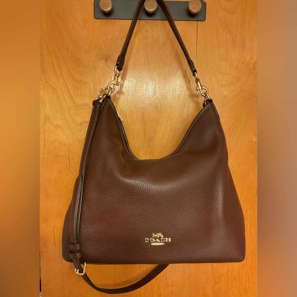 Coach Maple Laurel Leather Shoulder Bag